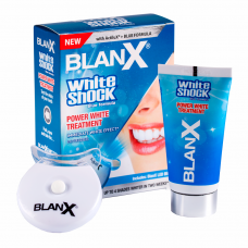 Зубная паста Blanx White Shock Power White Treatment + Led BITE активатор